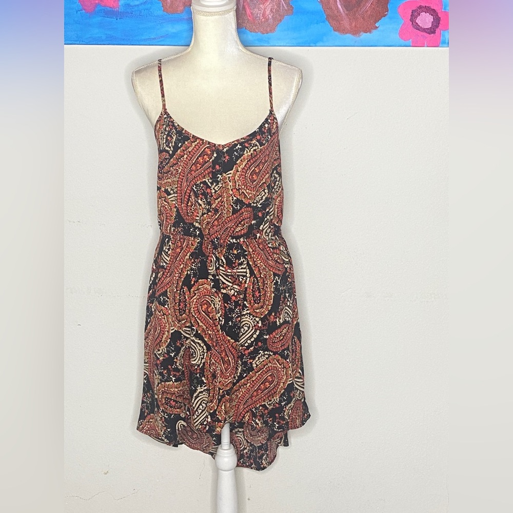 🌸 Boho Black And Red Woman’s Dress